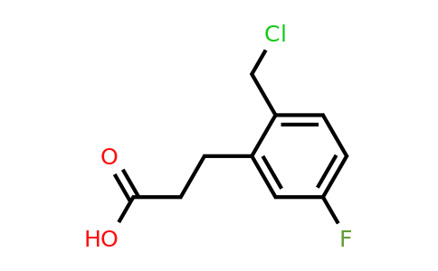 1804173-27-0 | 2-(Chloromethyl)-5-fluorophenylpropanoic acid
