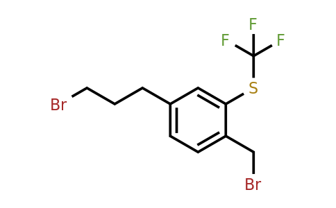 1804173-41-8 | 4-(3-Bromopropyl)-2-(trifluoromethylthio)benzylbromide