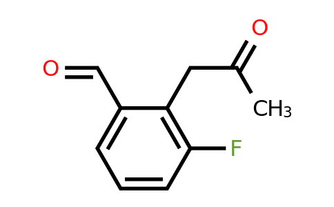 1804173-46-3 | 3-Fluoro-2-(2-oxopropyl)benzaldehyde