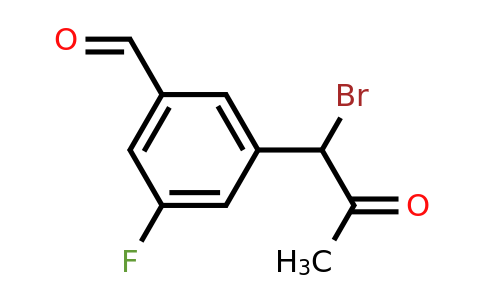 1804173-53-2 | 3-(1-Bromo-2-oxopropyl)-5-fluorobenzaldehyde