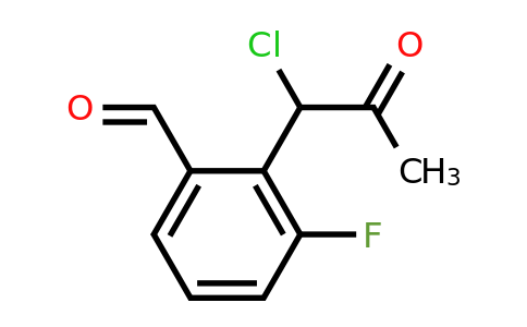 1804173-60-1 | 2-(1-Chloro-2-oxopropyl)-3-fluorobenzaldehyde