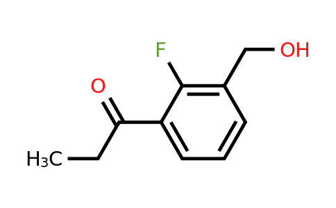 1804174-29-5 | 1-(2-Fluoro-3-(hydroxymethyl)phenyl)propan-1-one