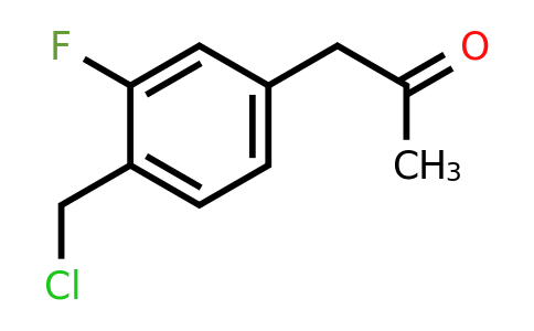 1804174-34-2 | 1-(4-(Chloromethyl)-3-fluorophenyl)propan-2-one