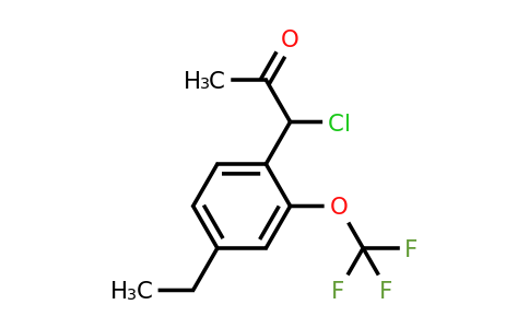 1804174-44-4 | 1-Chloro-1-(4-ethyl-2-(trifluoromethoxy)phenyl)propan-2-one