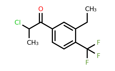 1804174-47-7 | 2-Chloro-1-(3-ethyl-4-(trifluoromethyl)phenyl)propan-1-one