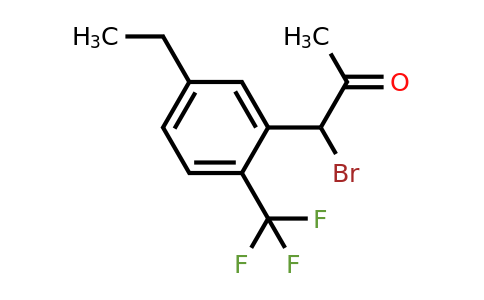 1804174-63-7 | 1-Bromo-1-(5-ethyl-2-(trifluoromethyl)phenyl)propan-2-one