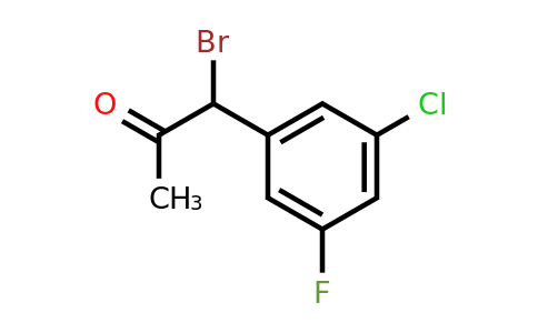 1804174-77-3 | 1-Bromo-1-(3-chloro-5-fluorophenyl)propan-2-one
