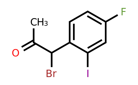 1804175-00-5 | 1-Bromo-1-(4-fluoro-2-iodophenyl)propan-2-one