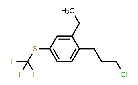 1804175-19-6 | 1-(3-Chloropropyl)-2-ethyl-4-(trifluoromethylthio)benzene