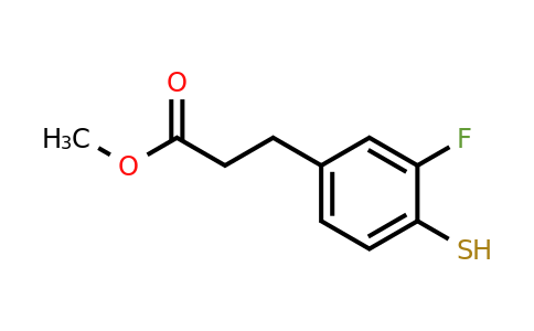 1804175-42-5 | Methyl 3-fluoro-4-mercaptophenylpropanoate