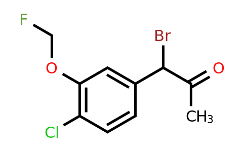 1804175-47-0 | 1-Bromo-1-(4-chloro-3-(fluoromethoxy)phenyl)propan-2-one