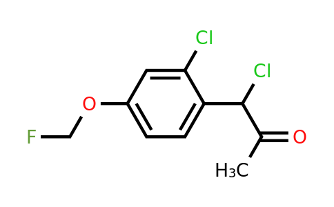 1804175-55-0 | 1-Chloro-1-(2-chloro-4-(fluoromethoxy)phenyl)propan-2-one