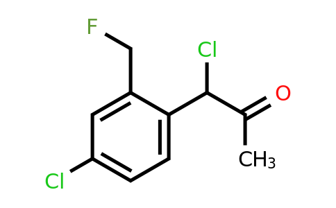1804176-56-4 | 1-Chloro-1-(4-chloro-2-(fluoromethyl)phenyl)propan-2-one