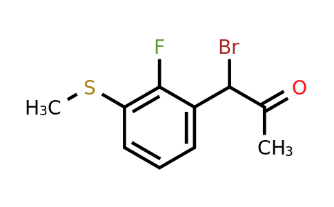 1804177-18-1 | 1-Bromo-1-(2-fluoro-3-(methylthio)phenyl)propan-2-one