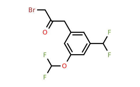 1804177-37-4 | 3-Bromo-1-(3-(difluoromethoxy)-5-(difluoromethyl)phenyl)propan-2-one