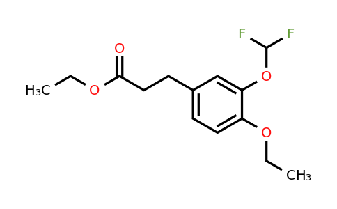 1804177-79-4 | Ethyl 3-(difluoromethoxy)-4-ethoxyphenylpropanoate