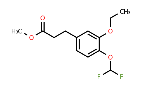 1804177-90-9 | Methyl 4-(difluoromethoxy)-3-ethoxyphenylpropanoate