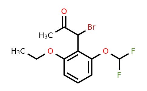1804178-12-8 | 1-Bromo-1-(2-(difluoromethoxy)-6-ethoxyphenyl)propan-2-one