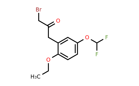 1804178-21-9 | 1-Bromo-3-(5-(difluoromethoxy)-2-ethoxyphenyl)propan-2-one