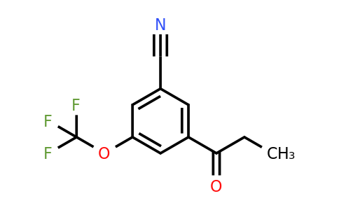 3-Propionyl-5-(trifluoromethoxy)benzonitrile