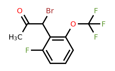 1804178-36-6 | 1-Bromo-1-(2-fluoro-6-(trifluoromethoxy)phenyl)propan-2-one