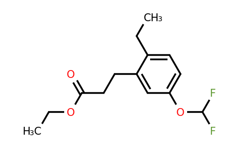 1804178-65-1 | Ethyl 5-(difluoromethoxy)-2-ethylphenylpropanoate