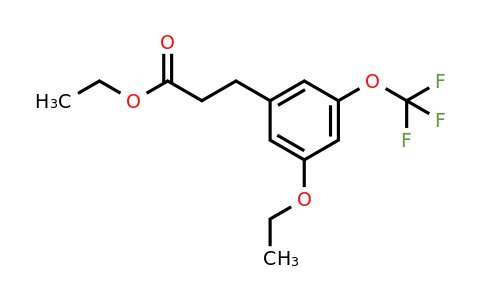 1804179-09-6 | Ethyl 3-(3-ethoxy-5-(trifluoromethoxy)phenyl)propanoate
