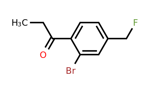 1804179-29-0 | 1-(2-Bromo-4-(fluoromethyl)phenyl)propan-1-one