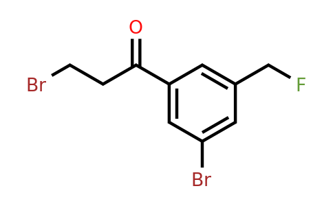 1804179-46-1 | 3-Bromo-1-(3-bromo-5-(fluoromethyl)phenyl)propan-1-one