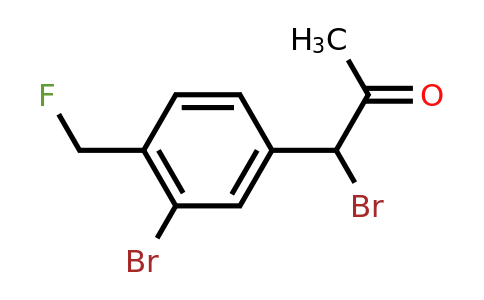 1804179-59-6 | 1-Bromo-1-(3-bromo-4-(fluoromethyl)phenyl)propan-2-one