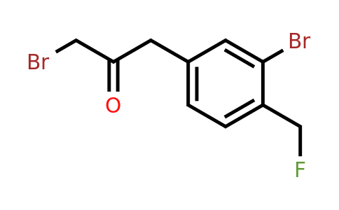 1804179-66-5 | 1-Bromo-3-(3-bromo-4-(fluoromethyl)phenyl)propan-2-one