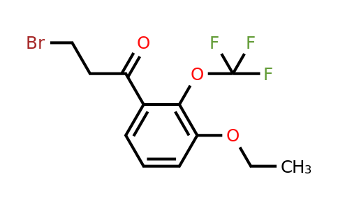 1804179-67-6 | 3-Bromo-1-(3-ethoxy-2-(trifluoromethoxy)phenyl)propan-1-one