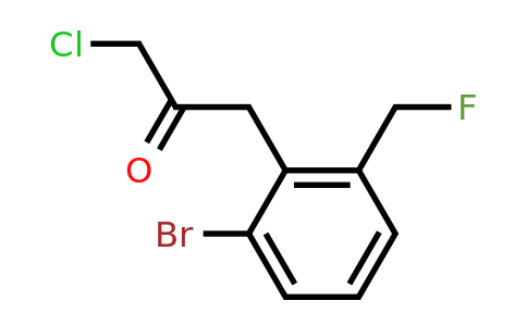1804179-71-2 | 1-(2-Bromo-6-(fluoromethyl)phenyl)-3-chloropropan-2-one