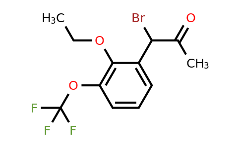 1804179-80-3 | 1-Bromo-1-(2-ethoxy-3-(trifluoromethoxy)phenyl)propan-2-one