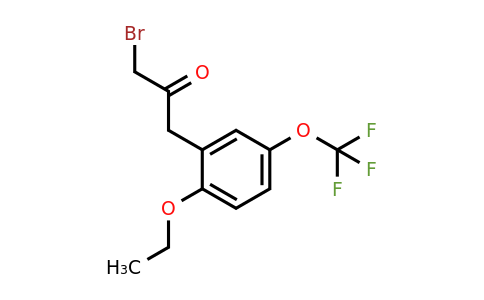 1804179-85-8 | 1-Bromo-3-(2-ethoxy-5-(trifluoromethoxy)phenyl)propan-2-one