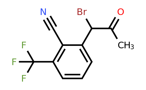 1804180-11-7 | 2-(1-Bromo-2-oxopropyl)-6-(trifluoromethyl)benzonitrile