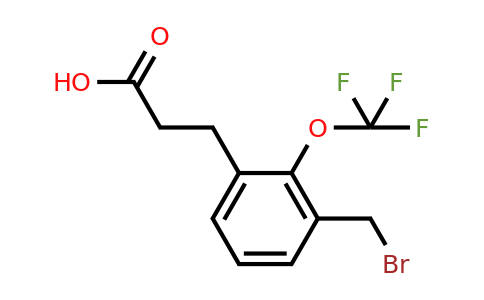1804180-61-7 | 3-(3-(Bromomethyl)-2-(trifluoromethoxy)phenyl)propanoic acid