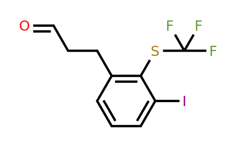 1804181-22-3 | 3-(3-Iodo-2-(trifluoromethylthio)phenyl)propanal