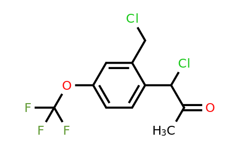 1804181-49-4 | 1-Chloro-1-(2-(chloromethyl)-4-(trifluoromethoxy)phenyl)propan-2-one