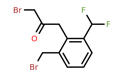 1804183-04-7 | 3-Bromo-1-(2-(bromomethyl)-6-(difluoromethyl)phenyl)propan-2-one
