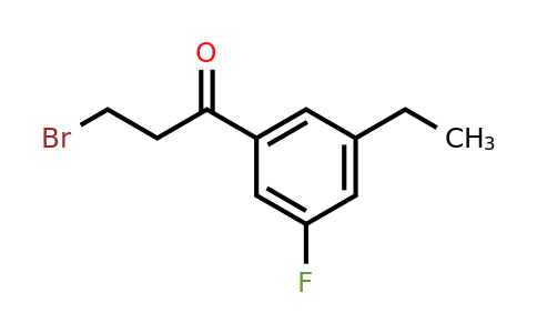 1804184-09-5 | 3-Bromo-1-(3-ethyl-5-fluorophenyl)propan-1-one