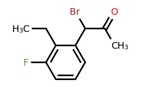 1804184-24-4 | 1-Bromo-1-(2-ethyl-3-fluorophenyl)propan-2-one
