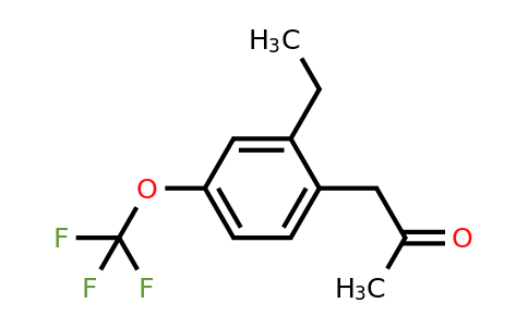 1-(2-Ethyl-4-(trifluoromethoxy)phenyl)propan-2-one