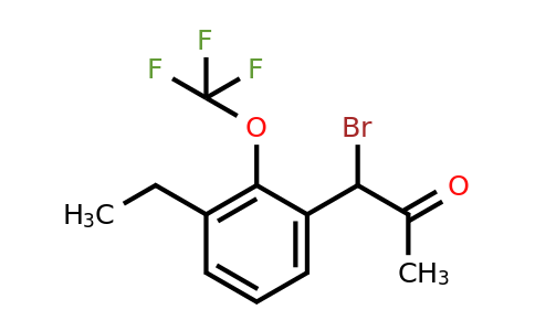1804184-63-1 | 1-Bromo-1-(3-ethyl-2-(trifluoromethoxy)phenyl)propan-2-one