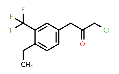 1804185-39-4 | 1-Chloro-3-(4-ethyl-3-(trifluoromethyl)phenyl)propan-2-one