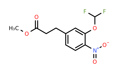 1804185-77-0 | Methyl 3-(difluoromethoxy)-4-nitrophenylpropanoate