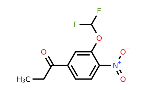 1804186-01-3 | 1-(3-(Difluoromethoxy)-4-nitrophenyl)propan-1-one