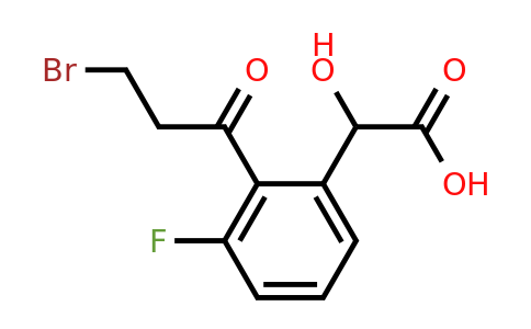 1804186-60-4 | 2-(3-Bromopropanoyl)-3-fluoromandelic acid