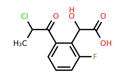 1804186-67-1 | 2-(2-Chloropropanoyl)-6-fluoromandelic acid