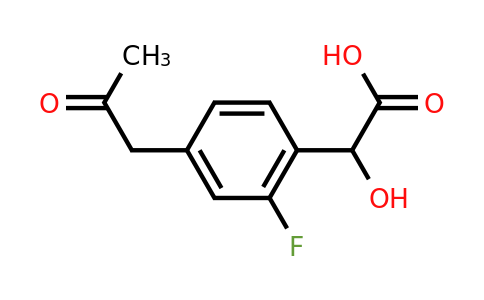 1804186-82-0 | 2-Fluoro-4-(2-oxopropyl)mandelic acid